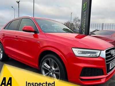Used Audi Q3 S-Line 150 HP (110 kW) 2017 Red SUV