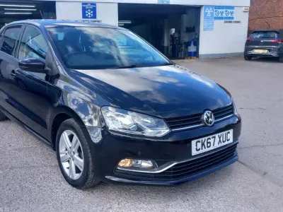 Used VW Polo Edition 90 HP (66 kW) 2017 Black Hatchback