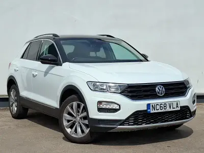 Używany VW T-Roc Design 115 KM (84 kW) 2019 Biały SUV