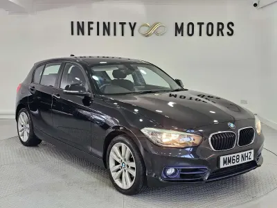 Used BMW 118 Sport Line 2018 Black Hatchback