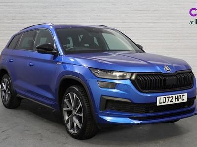 Used Skoda Kodiaq SportLine 150 HP (110 kW) 2022 Blue SUV