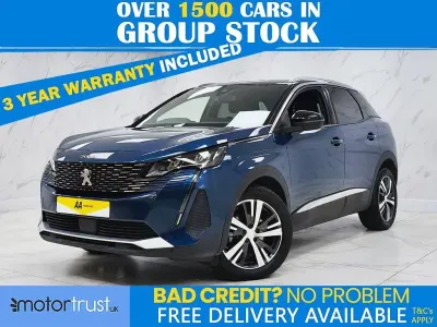 Begagnad Peugeot 3008 Allure 130 HK (95 kW) 2024 Blå SUV