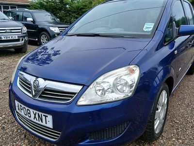 Blue Used 2008 Vauxhall Zafira MPV | £1,299 (Good price)