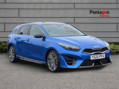 Used Kia Ceed GT-Line S 138 HP (101 kW) 2025 Blue Hatchback