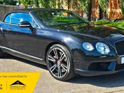 Used Bentley Continental GT Convertible 507 HP (372 kW) 2013 Black Cabriolet