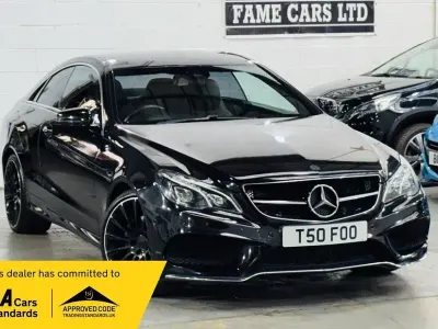 Used Mercedes E220 AMG line 174 HP (127 kW) 2016 Black Coupe