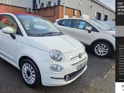 White Used 2018 Fiat 500C Lounge Cabriolet | £7,895 (Fair price)