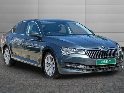 Used Skoda Superb SE Technology 148 HP (108 kW) 2020 Quartz grey Hatchback