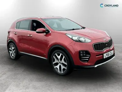 Used Kia Sportage GT-Line 174 HP (127 kW) 2017 Red SUV