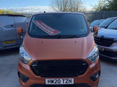 Used Ford Transit Custom Limited 170 HP (125 kW) 2020 Orange Van