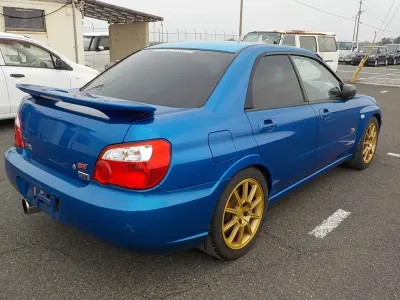 Begagnad Subaru WRX STI 2004 Blå Sedan
