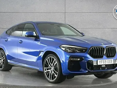 Used BMW X6 M Sport 340 HP (250 kW) 2019 Blue SUV