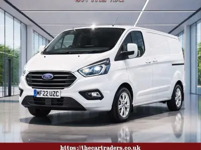 Begagnad Ford Transit Custom Limited 130 HK (95 kW) 2022 Vit Van