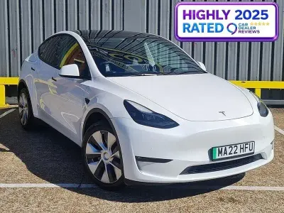 Begagnad Tesla Model Y 250 kW (340 HK) 2022 Vit SUV