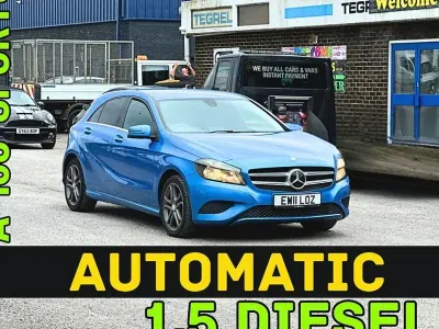 Used Mercedes A180 109 HP (80 kW) 2015 Blue Hatchback