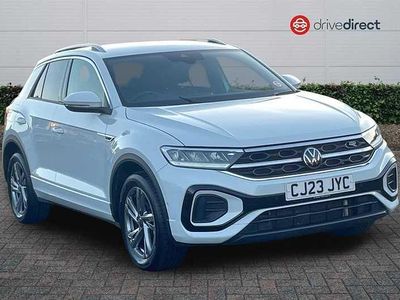 White Used 2023 VW T-Roc R-line SUV | £21,641 (Fair price)