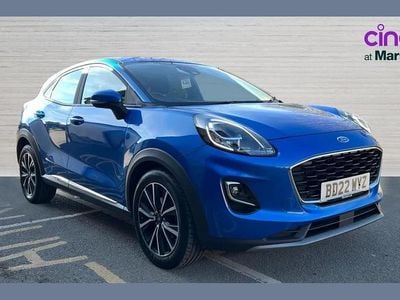 Used Ford Puma Titanium 125 HP (91 kW) 2022 Blue SUV
