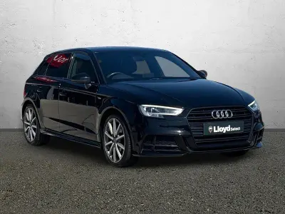 Używany Audi A3 Black Edition 150 KM (110 kW) 2019 Czarny Sedan/Limuzyna