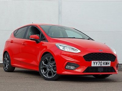 Begagnad Ford Fiesta ST-Line 125 HK (91 kW) 2020 Röd Halvkombi
