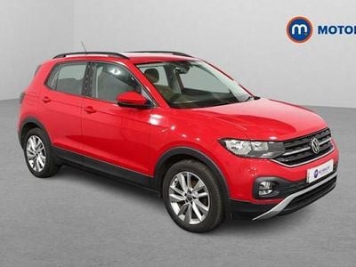 Used VW T-Cross SE 95 HP (69 kW) 2020 Red SUV