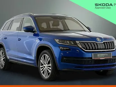 Used Skoda Kodiaq LAURIN & KLEMENT 150 HP (110 kW) 2020 Blue SUV