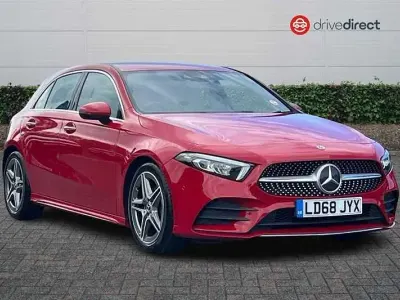Usado Mercedes A200 AMG Line Premium 2018 Rojo Utilitario