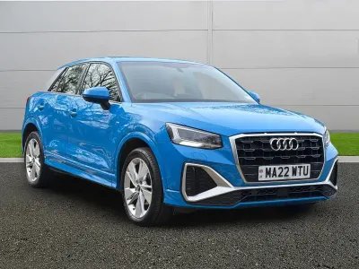 Used Audi Q2 S-Line 150 HP (110 kW) 2022 Blue SUV