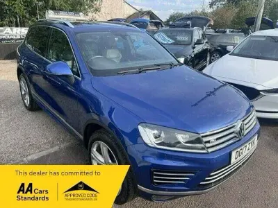 Used VW Touareg R-line Plus 2017 Blue SUV