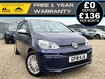 Used VW up! move up! 2018 Blue Hatchback