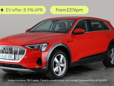 Red Used 2021 Audi e-tron Design SUV | £16,892 (Super price)