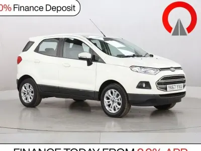 Used Ford Ecosport Zetec 112 HP (82 kW) 2017 White SUV