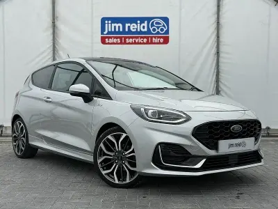Used Ford T ST-Line 125 HP (91 kW) 2022 Moondust silver (premium colour) Hatchback