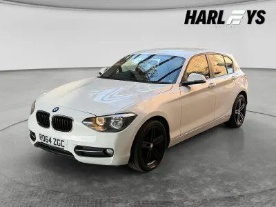 Used BMW 116 Sport Line 2014 White Hatchback