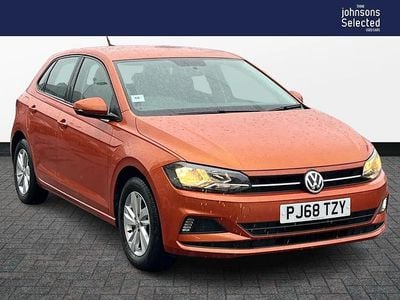 Used VW Polo SE 64 HP (47 kW) 2018 Orange Hatchback