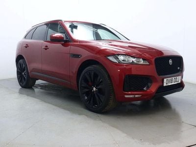 Used Jaguar F-Pace S 300 HP (220 kW) 2018 Red SUV
