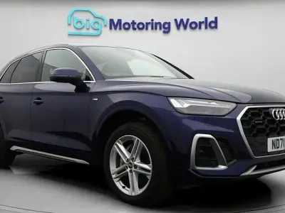 Used Audi Q5 S-Line 299 HP (219 kW) 2021 Blue SUV