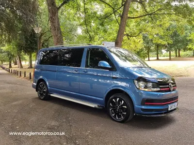Used VW T6 SE 150 HP (110 kW) 2017 Blue Van