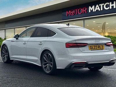 Used Audi A5 Sportback S-Line 245 HP (180 kW) 2023 White Hatchback