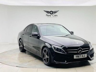 Black Used 2017 Mercedes C220 AMG Line Premium Sedan | £14,199 (Fair price)