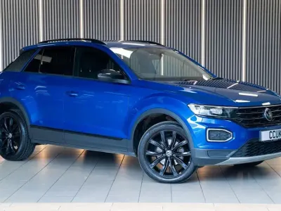 Used VW T-Roc Black Edition 150 HP (110 kW) 2021 Blue SUV