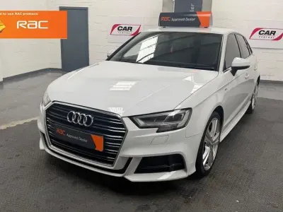 Used Audi A3 S-Line 184 HP (135 kW) 2017 White Hatchback