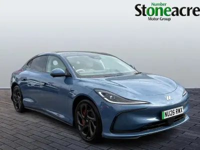 New MG IM5 Performance 553 kW (752 HP) 2026 Blue Hatchback