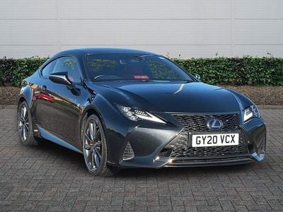 Used Lexus RC300h Sport Line 223 HP (164 kW) 2020 Black Coupe