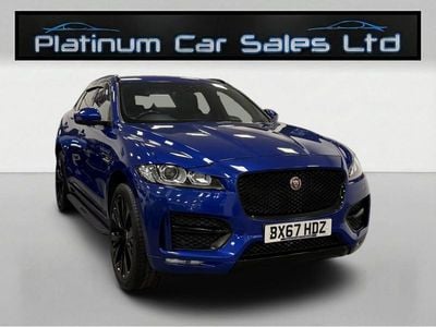 Używany Jaguar F-Pace R-Sport 180 KM (132 kW) 2018 Niebieski SUV