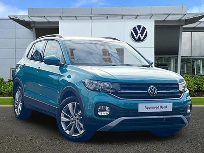 Turquoise Used 2022 VW T-Cross SE SUV | £17,199 (Fair price)