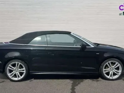 Used Audi A3 Cabriolet S-Line 150 HP (110 kW) 2019 Black Cabriolet