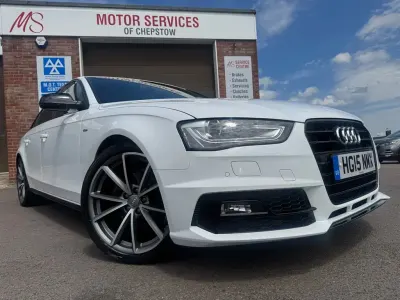 Used Audi A4 Black Edition 2015 White Sedan