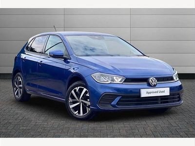Used VW Polo Match 95 HP (69 kW) 2025 Blue Hatchback