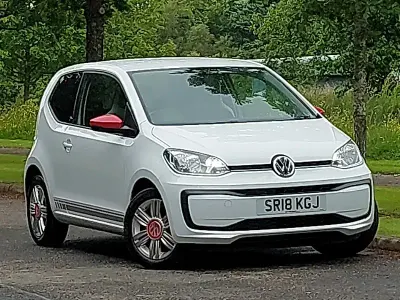 Used VW up! Beats 60 HP (44 kW) 2018 White Hatchback