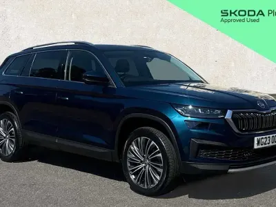 Used Skoda Kodiaq SE L Executive 150 HP (110 kW) 2023 Blue SUV